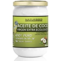 Los mejores  - Naturseed - Aceite de coco Virgen Extra Orgánico - Para uso Estético- en Cocina y Masajes- 500 ml